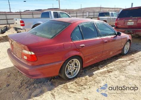 2001 BMW 540I из США, поврежденный, VIN WBADN53441GC98186